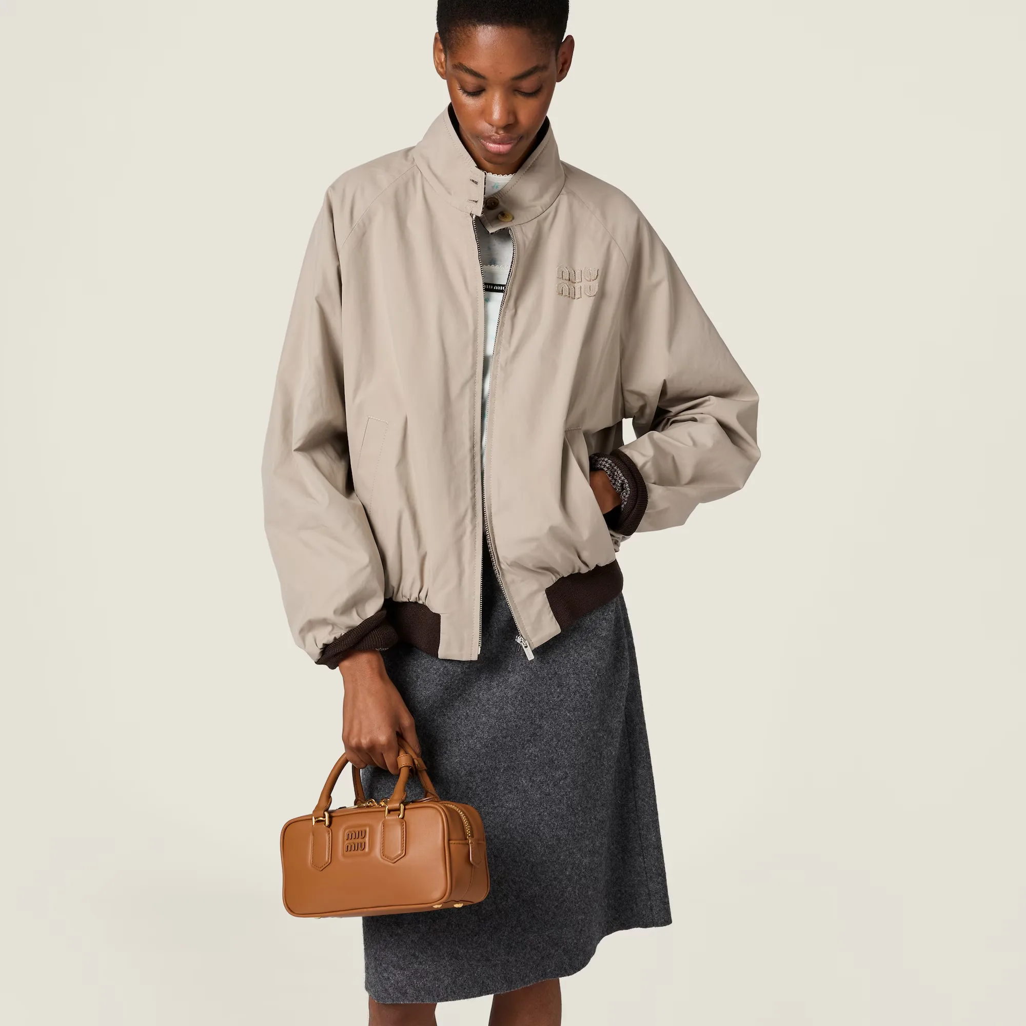 Miu Miu bomber with bag